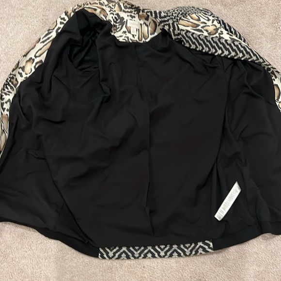Chico’s Open Front Animal Print Jacket - Picture 9 of 11